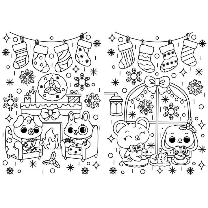 Coloriages Effacables C'est Noël ! - Gründ - Rougier et Plé