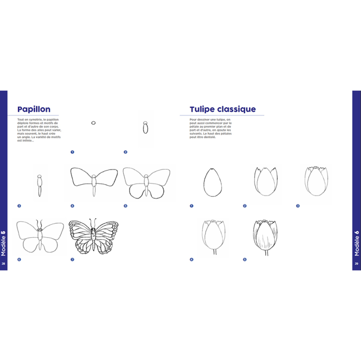 Livre Apprendre le dessin en 365 modèles - Mango éditions - Rougier et Plé
