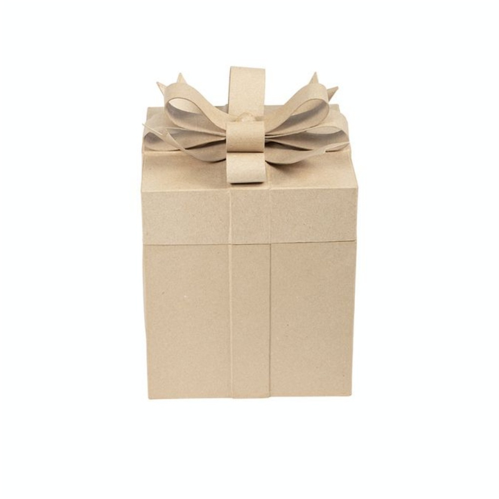 Boîte Cadeau carrée 26 x 26 x 32.5 cm - Décopatch - Rougier et Plé