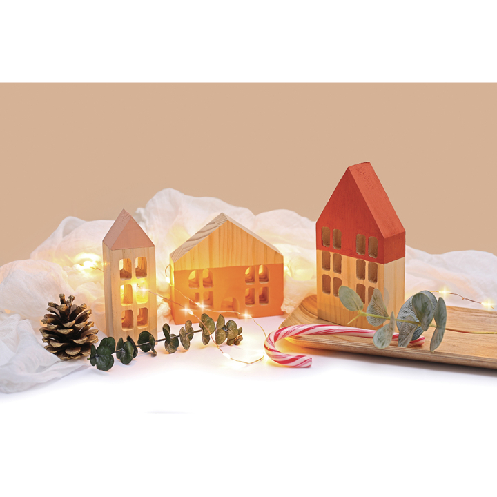 Maison en bois 8 x 15 x 3 cm – Graine Créative - Rougier et Plé