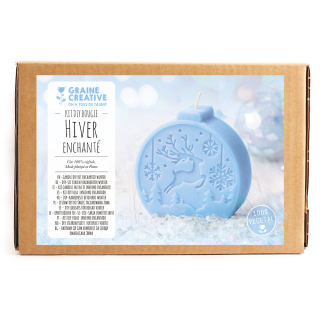 Kit DIY bougie Hiver enchanté  - Graine Créative - Rougier et Plé
