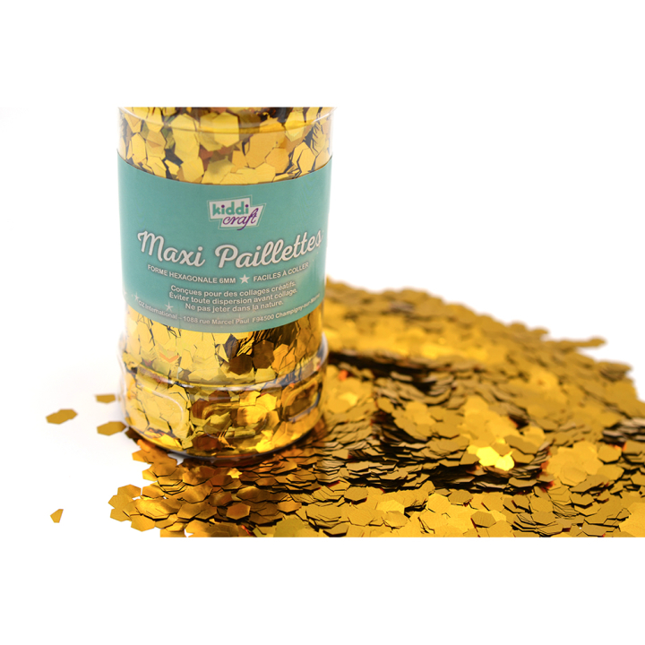 Maxi Paillettes 100 g Or – Kiddicraft - Rougier et Plé
