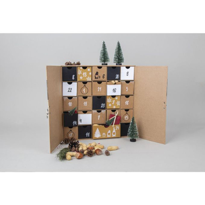Calendrier de l’Avent en papier mâché – Rayher - Rougier et Plé