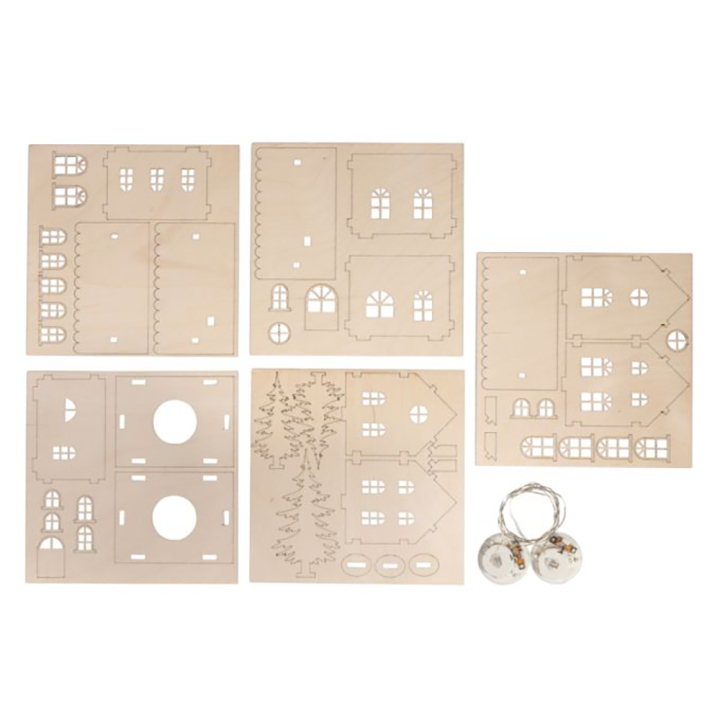 Kit Maisons Illuminées – Rayher - Rougier et Plé