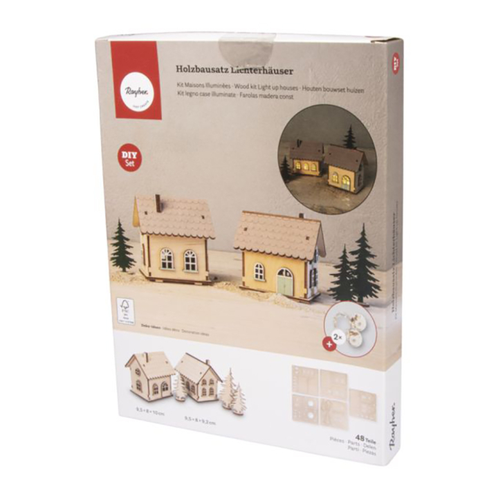 Kit Maisons Illuminées – Rayher - Rougier et Plé