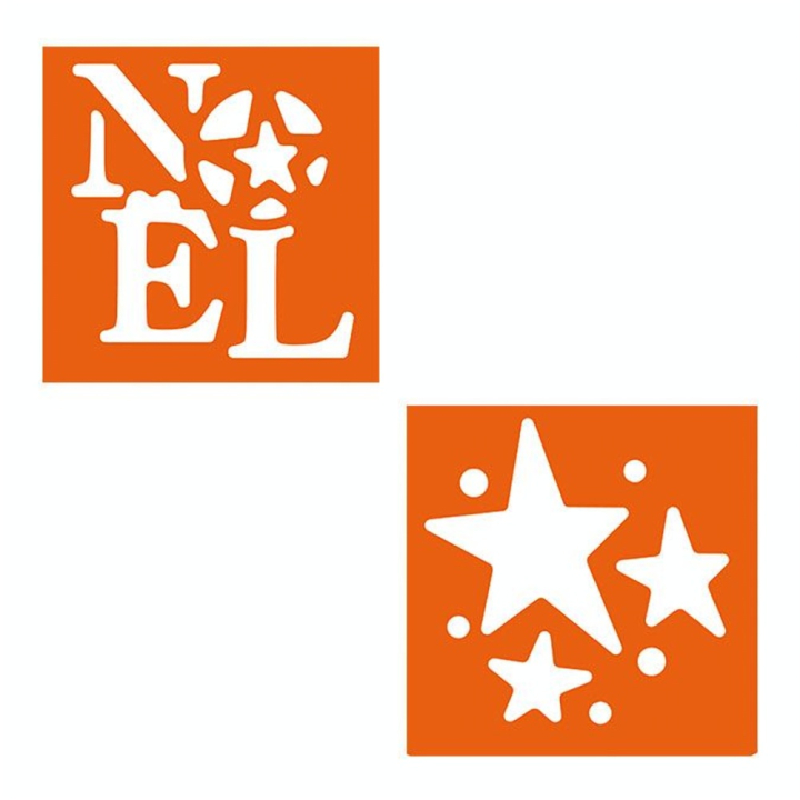 Pochoir pour enfant Thème de noël 6 pcs - Graine Créative - Rougier et Plé