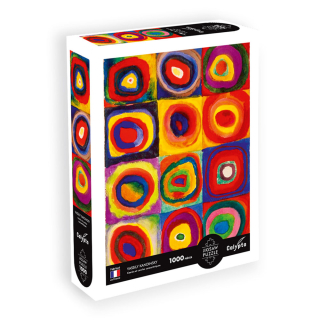 Puzzle 1000 pièces Carrés et cercles concentriques de Vassi - Sentosphère - Rougier et Plé