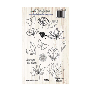 Tampons transparents Ostara - Magie des fleurs - La Petite Française - Rougier et Plé
