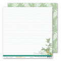 Papier imprimé 30,5 x 30,5 cm 170 g/m² Equinoxe - Herbier - Les Papiers de Pandore - Rougier et Plé