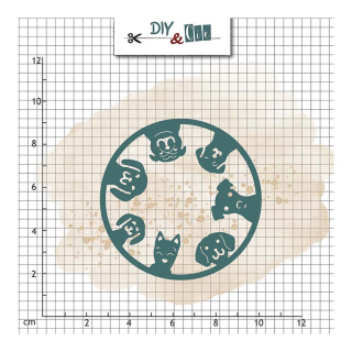 Matrice de découpe Dies Ronde des chiens - DIY et Cie - Rougier et Plé