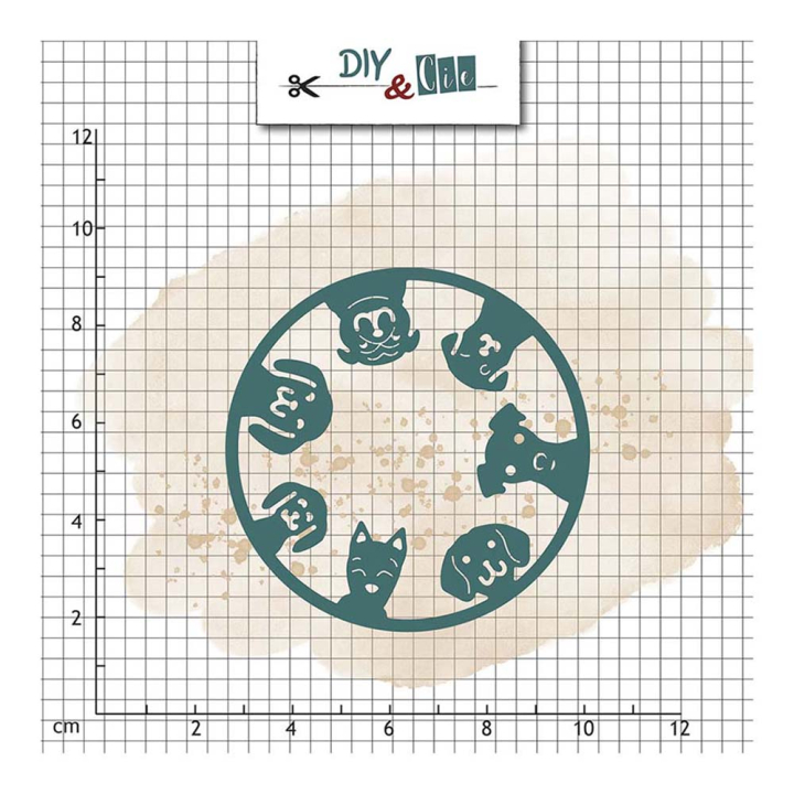 Matrice de découpe Dies Ronde des chiens - DIY et Cie - Rougier et Plé
