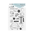 Tampons transparents Entre chiens et chats 17 pcs - DIY et Cie - Rougier et Plé