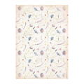 Papier de riz imprimé 21 x 29,7 cm Create Happiness Welcome Home - Fleurs bleues - Stamperia - Rougier et Plé