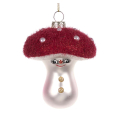 Décoration de Noël à suspendre 10,5 cm Champignon souriant - Goodwill - Rougier et Plé
