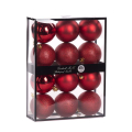 Boules de Noël ø 7 cm Rouge 12 pcs - Goodwill - Rougier et Plé