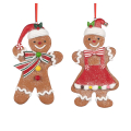 Décorations de Noël à suspendre 13,5 cm Bonhomme de pain d'épices 2 pcs - Goodwill - Rougier et Plé