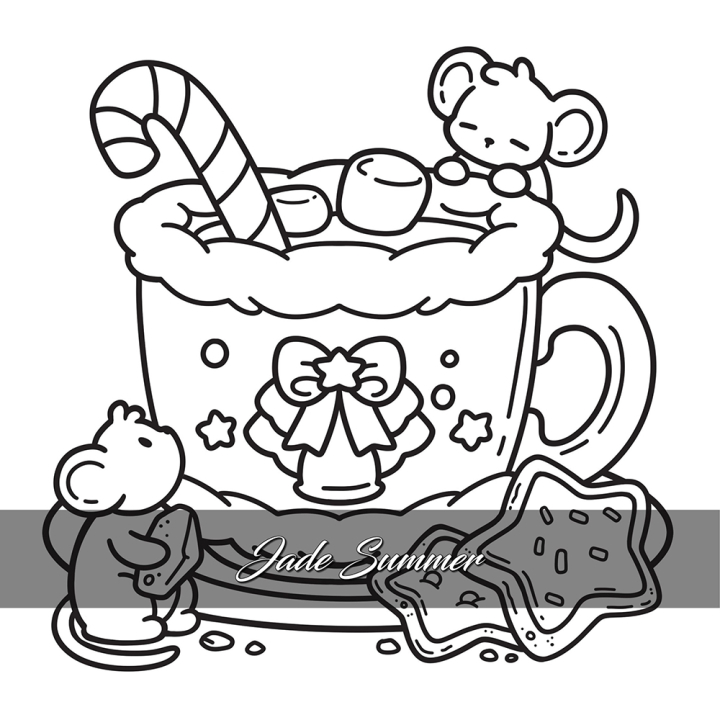 Coloriage Cosy colo Joyeux Noël ! - Dessain et Tolra - Rougier et Plé