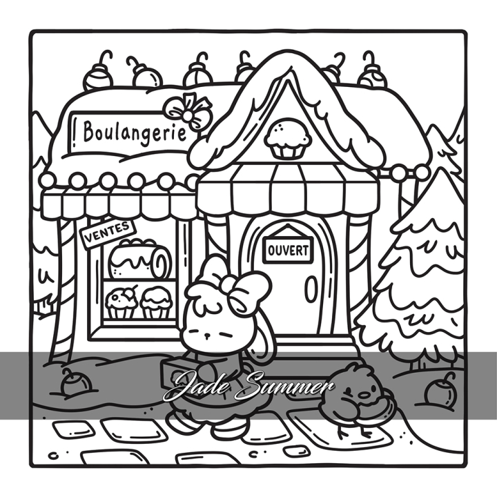 Coloriage Cosy colo Joyeux Noël ! - Dessain et Tolra - Rougier et Plé