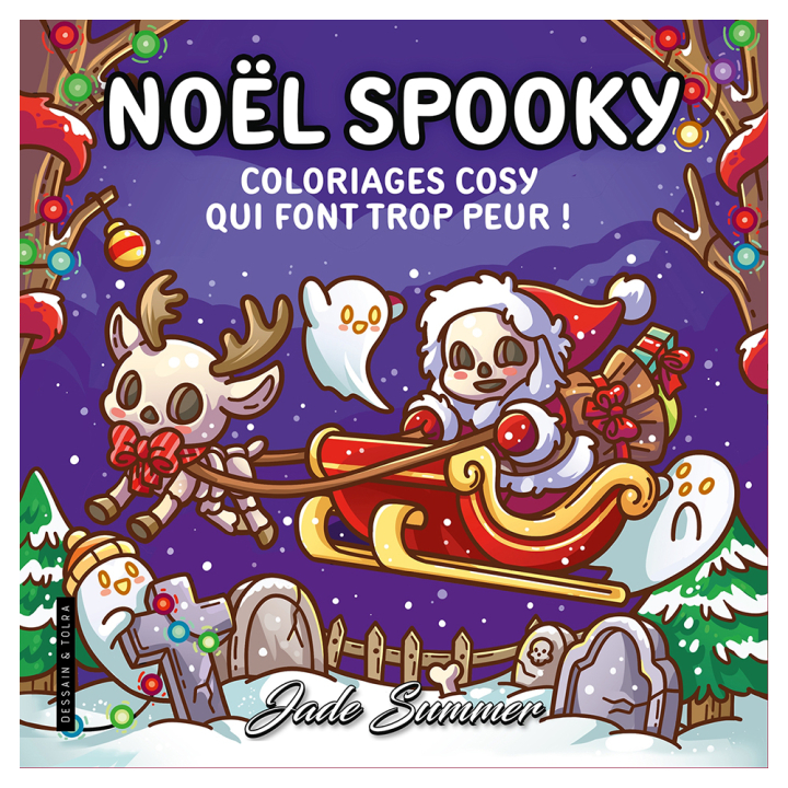 Coloriage Cosy colo Noël Spooky  - Dessain et Tolra - Rougier et Plé