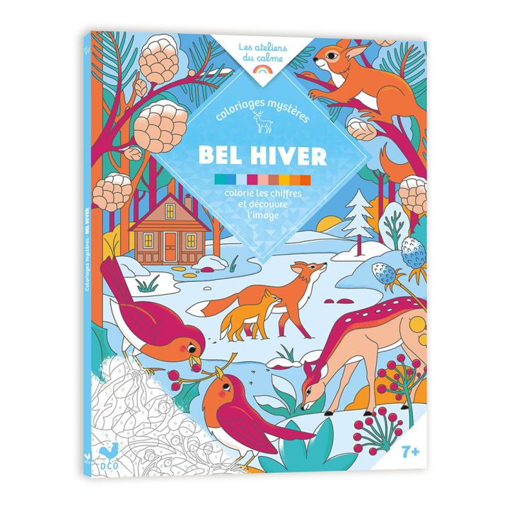 Coloriages mystères Bel hiver - Deux Coqs d'Or - Rougier et Plé