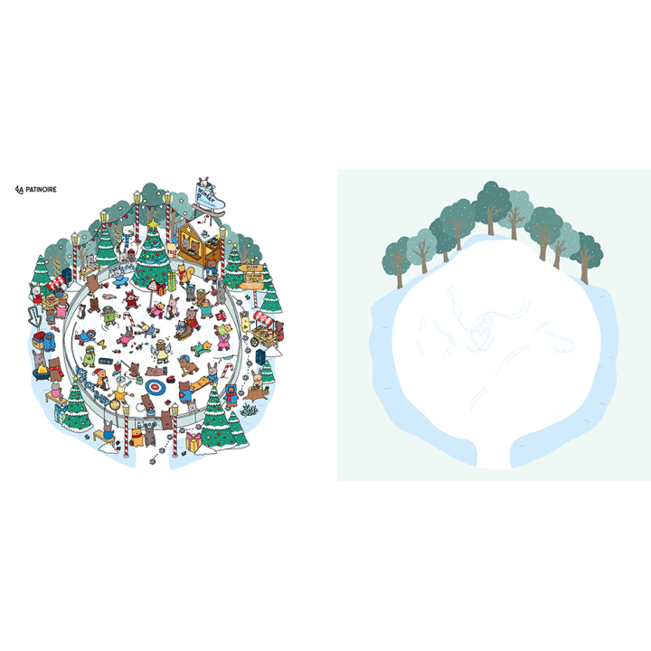 Mon grand Cozy Stickers Magie de l'hiver - Dessain et Tolra - Rougier et Plé