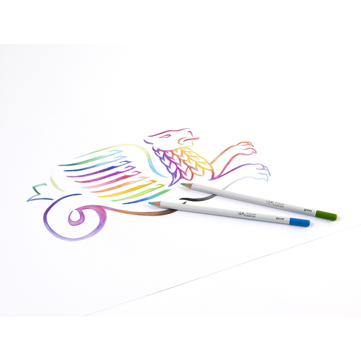 Crayon de couleur Studio Boîte métal de 12 - Winsor & Newton - Rougier et Plé