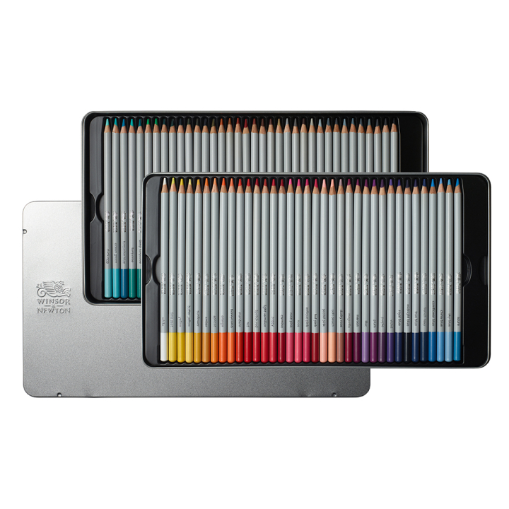 Crayons de couleur Studio Collection 72 pcs - Winsor & Newton - Rougier et Plé