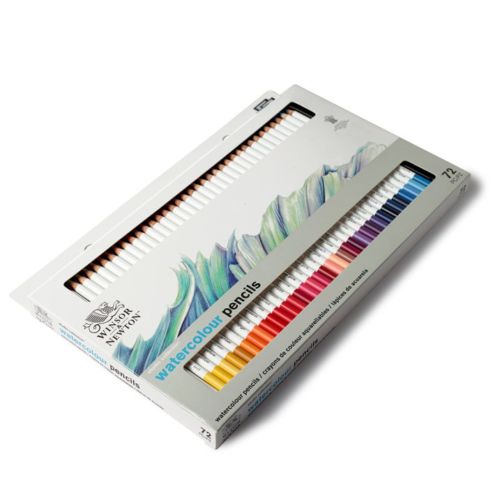 Crayons de couleur aquarellables Studio Collection 72 pcs - Winsor & Newton - Rougier et Plé