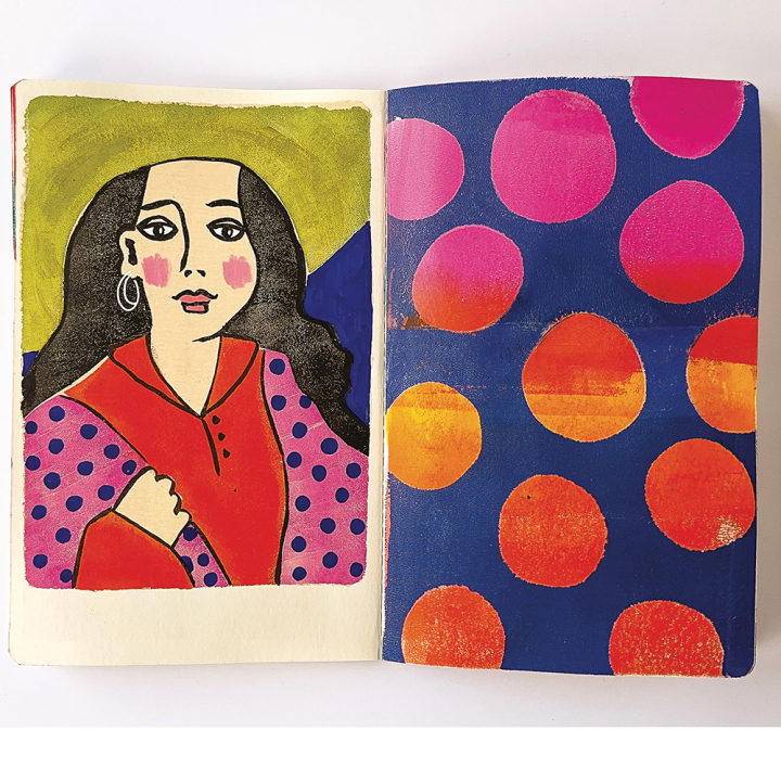 Kit Art journal - Gelli Arts - Rougier et Plé