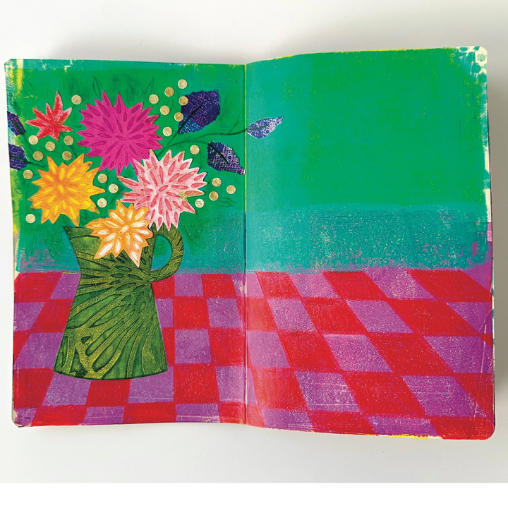 Kit Art journal - Gelli Arts - Rougier et Plé