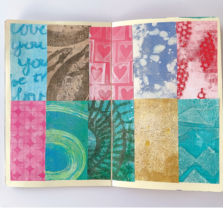 Kit Art journal - Gelli Arts - Rougier et Plé