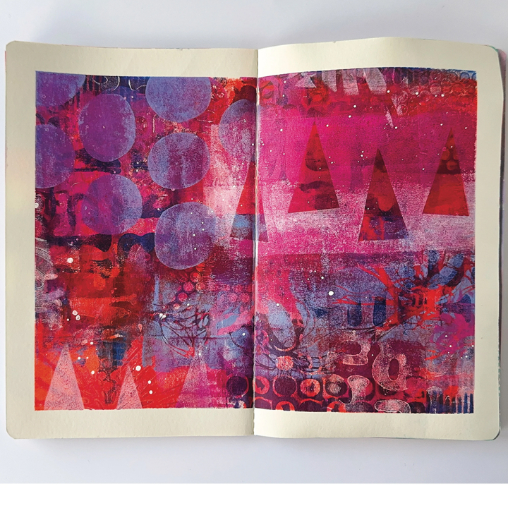 Kit Art journal - Gelli Arts - Rougier et Plé