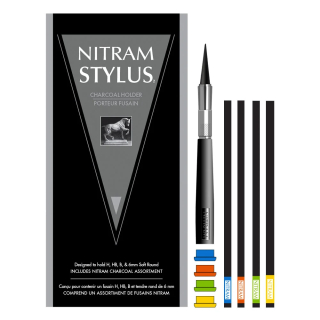 Porteur fusain stylus + 4 fusains - Nitram - Rougier et Plé