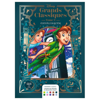 Coloriages Mystères Disney Grands classiques Tome 2 Collector - Hachette - Rougier et Plé