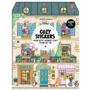 Grand Cozy Stickers Mon petit monde cosy plein de vie - Dessain et Tolra - Rougier et Plé