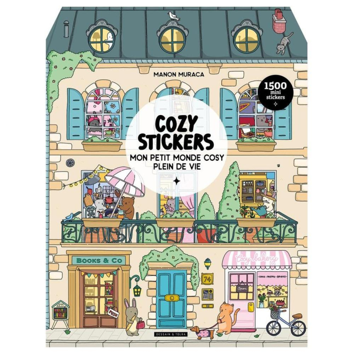 Grand Cozy Stickers Mon petit monde cosy plein de vie - Dessain et Tolra - Rougier et Plé