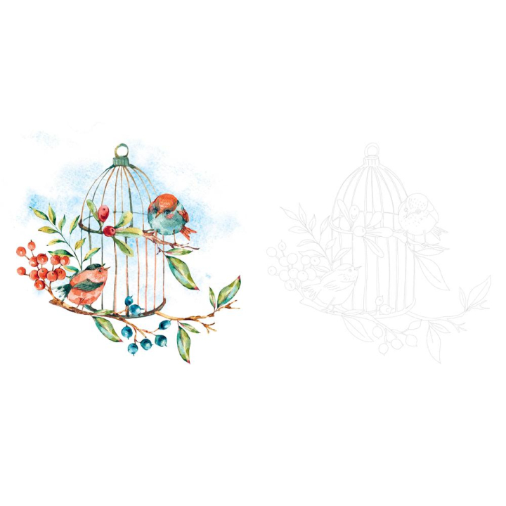 Jolie promenade dans la nature - 35 planches à peindre ou à colorier - Dessain et Tolra - Rougier et Plé