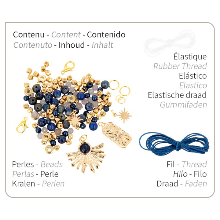 Kit colliers Soleil 2 pcs - Artemio - Rougier et Plé