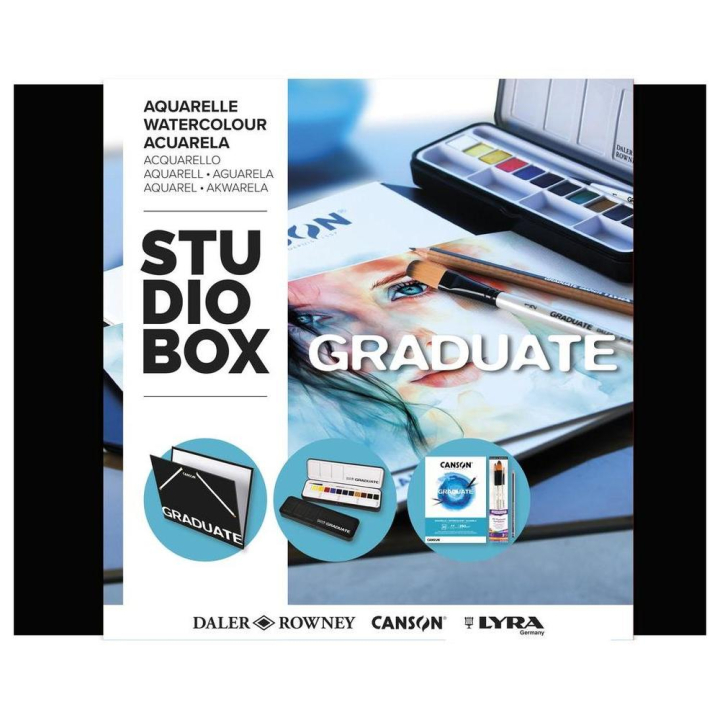 Studio box Graduate Aquarelle - Daler Rowney - Rougier et Plé