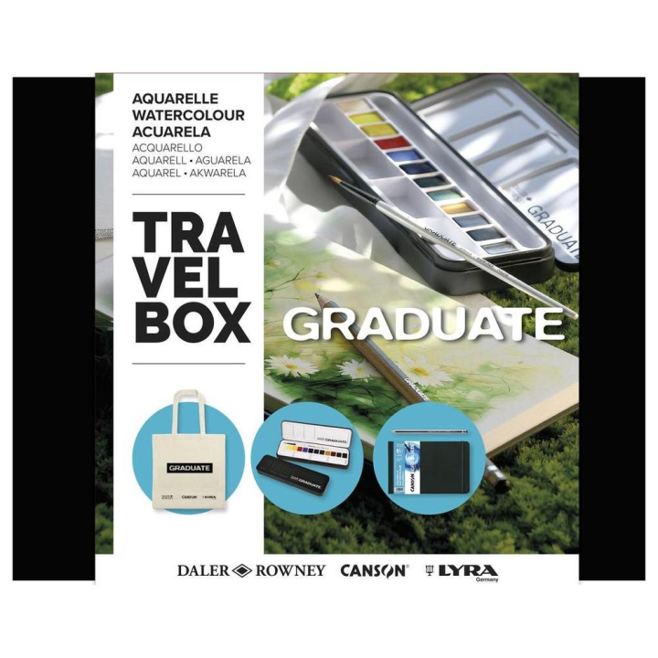 Travel box Graduate Aquarelle - Daler Rowney - Rougier et Plé