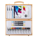 Aquarelle Simply Coffret en bois 38 pcs - Daler Rowney - Rougier et Plé