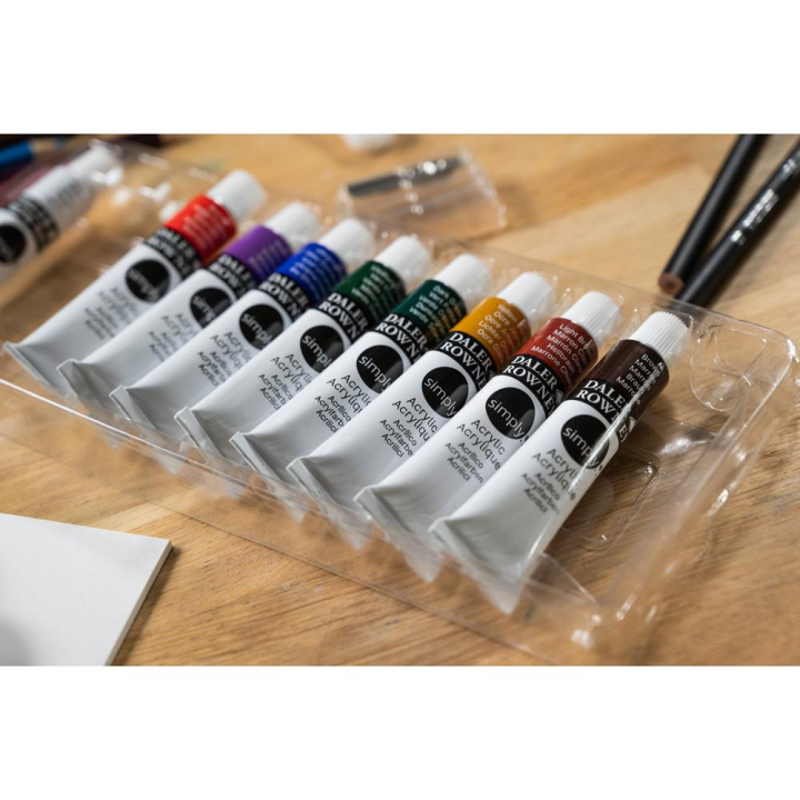 Aquarelle Simply Coffret en bois 38 pcs - Daler Rowney - Rougier et Plé