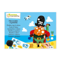 Boîte créative Pate à modeler et gommettes Pirates - My Mandarine - Rougier et Plé