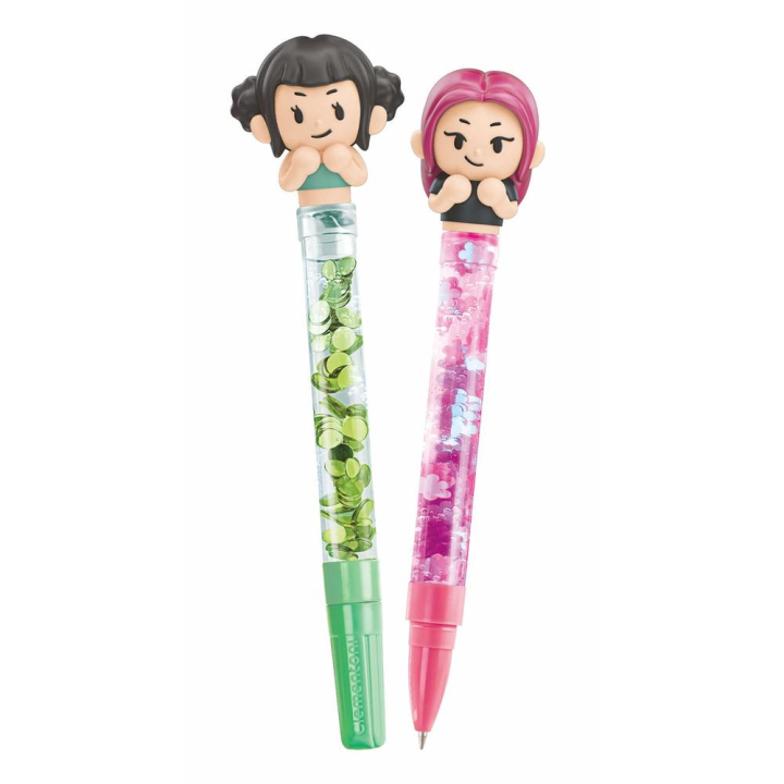 Crée tes stylos Kpop Demon Hunters 2 pcs - Clementoni - Rougier et Plé