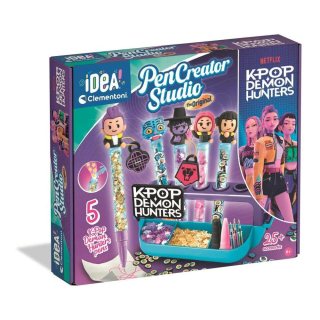 Crée tes stylos Kpop Demon Hunters 5 pcs - Clementoni - Rougier et Plé