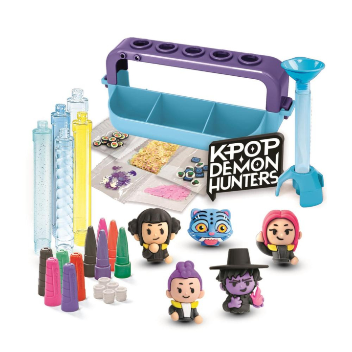Crée tes stylos Kpop Demon Hunters 5 pcs - Clementoni - Rougier et Plé