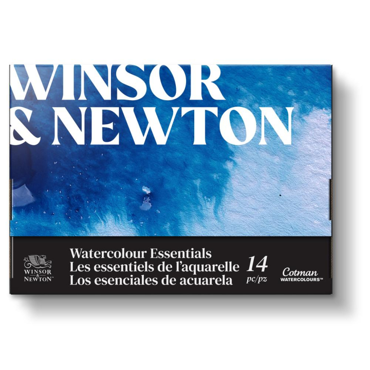 Coffret Cotman les essentiels de l'aquarelle 14 pcs - Winsor & Newton - Rougier et Plé