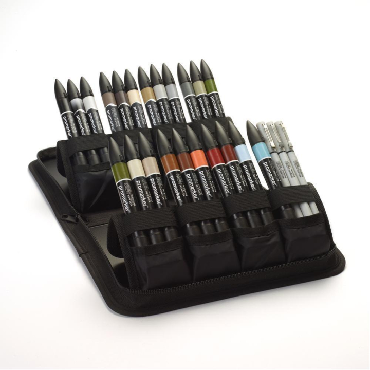 Trousse Promarker Intérieurs 26 pcs - Winsor & Newton - Rougier et Plé