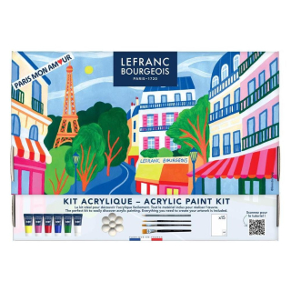 Kit acrylique fine Start! Paris mon amour - Lefranc Bourgeois - Rougier et Plé
