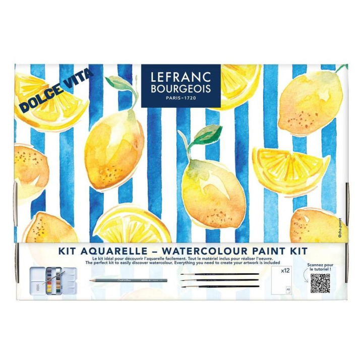 Kit Aquarelle Dolce Vita - Lefranc Bourgeois - Rougier et Plé